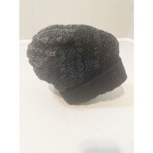 100% Wool Grey And Black Beanie Nirvana Design